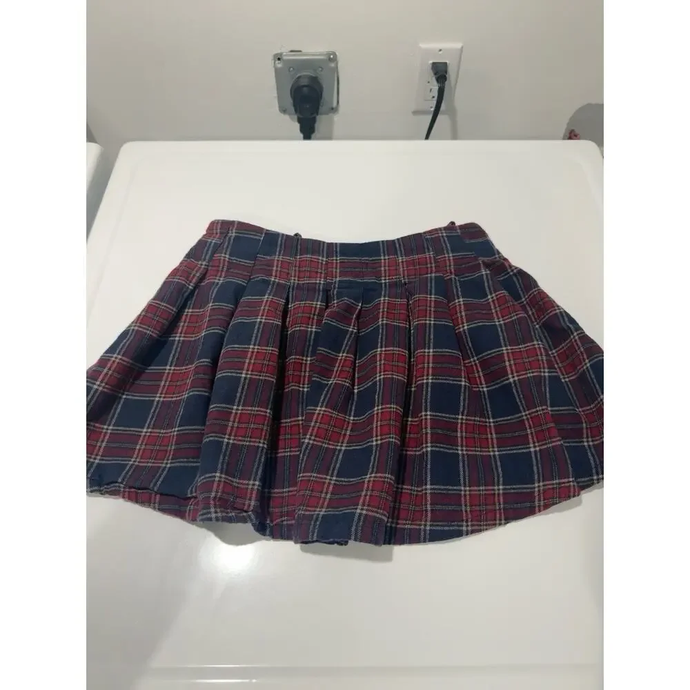 Sincerely Jules Plaid Pleated Mini Skirt Size S Preppy Schoolgirl Academia